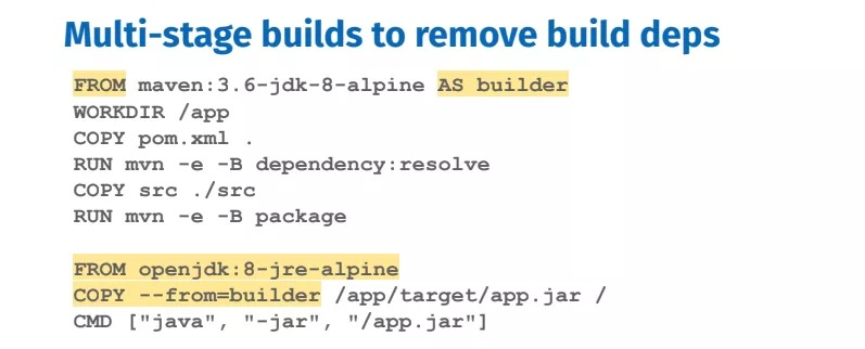 Java 程序多阶段构建示例